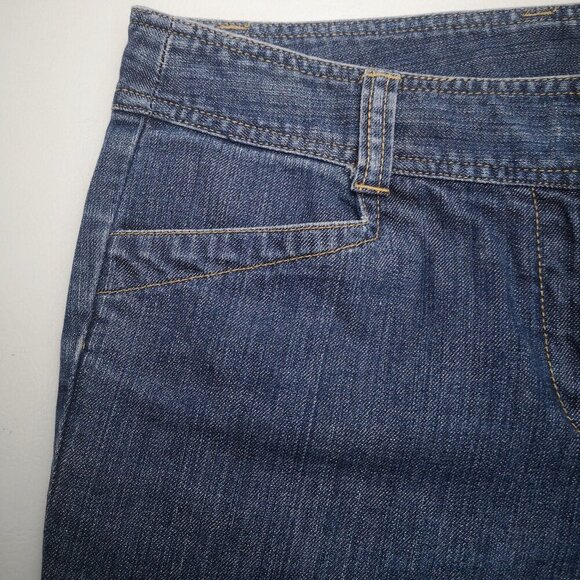 Cleo Ladies Size 12 Straight Leg Medium Wash Blue Jeans - Picture 5 of 13